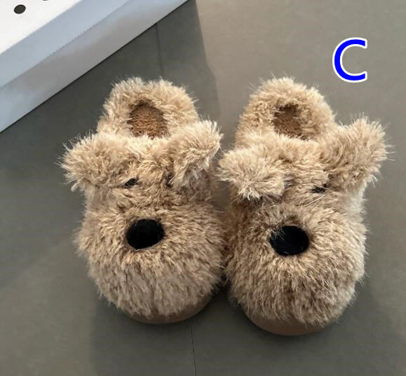 【ふわもこ癒し】動物デザイン厚底ルームシューズ（4cm・秋冬）