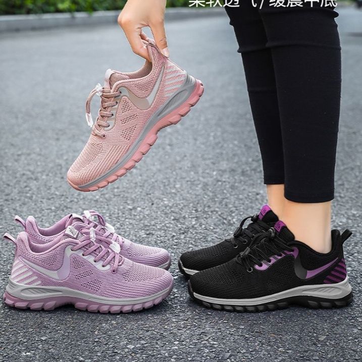 厚底 軽量通気性抜群の厚底緩衝スポーツシューズ