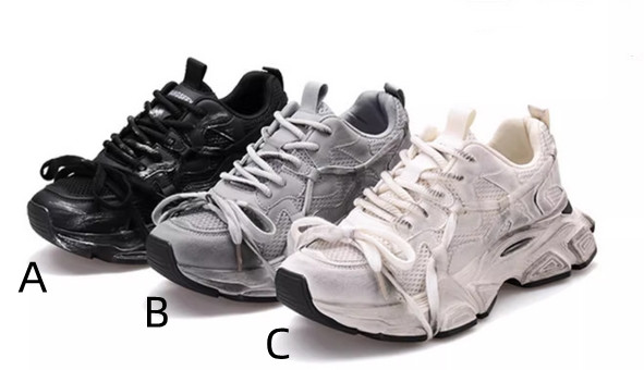 厚底スポーツシューズ メンズ運動靴 ローカット