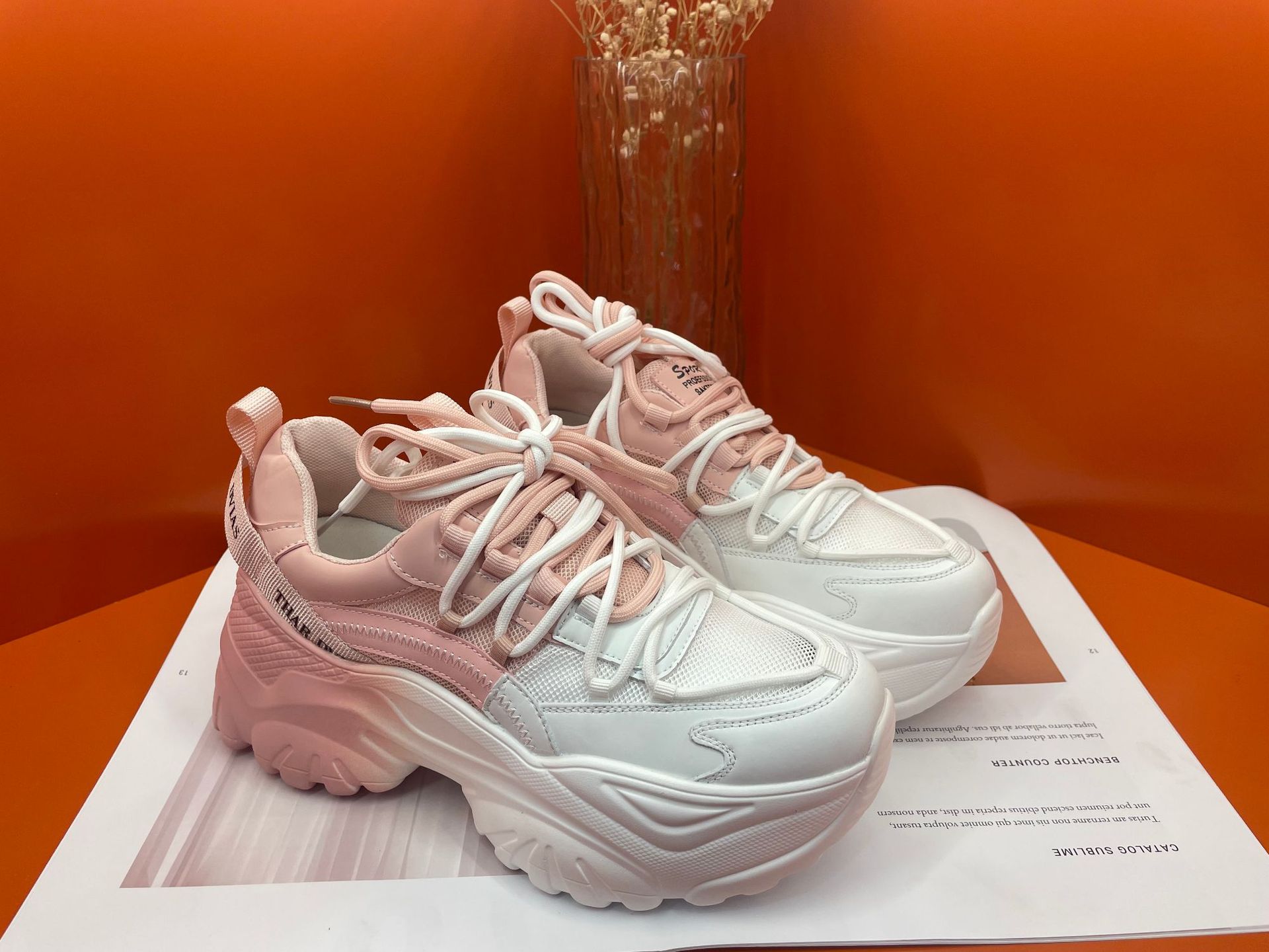 厚底 ボリュームソール厚底スニーカー