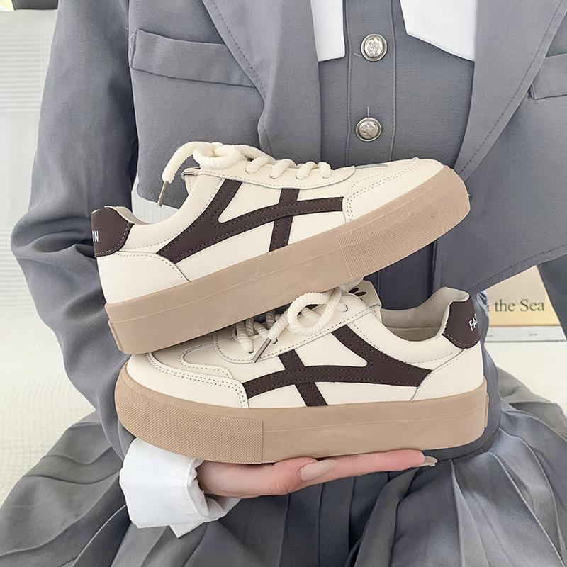 厚底 クロスライン厚底スニーカー
