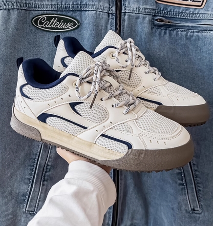 厚底スポーツシューズ メンズ運動靴 ローカット