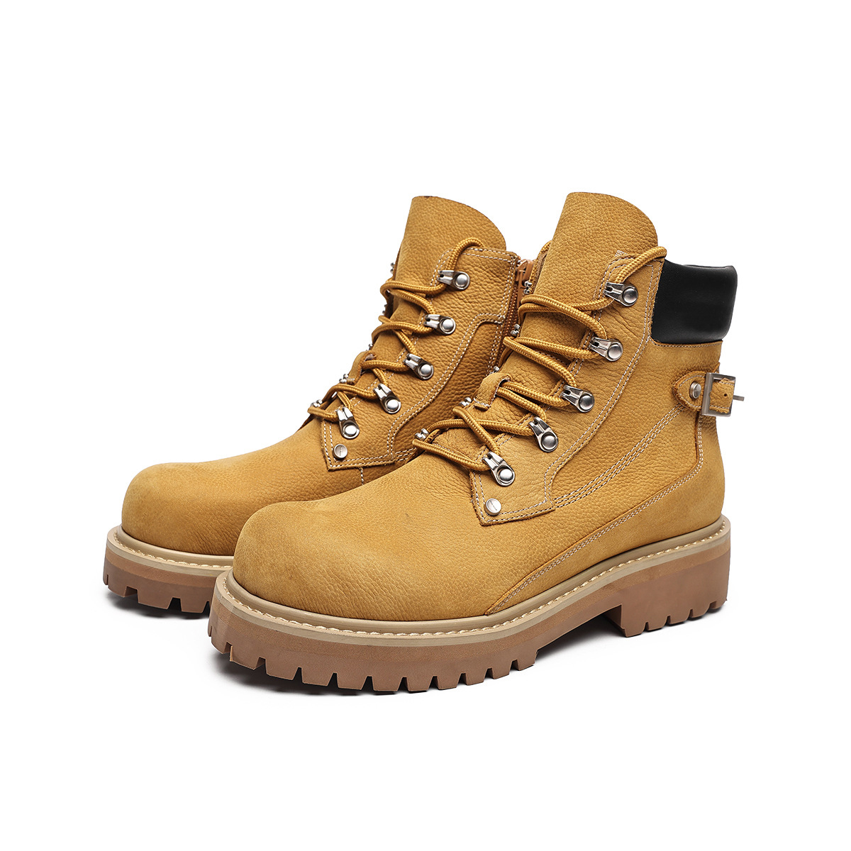 男女兼用ハイカット厚底ブーツ アウトドア対応 全2色