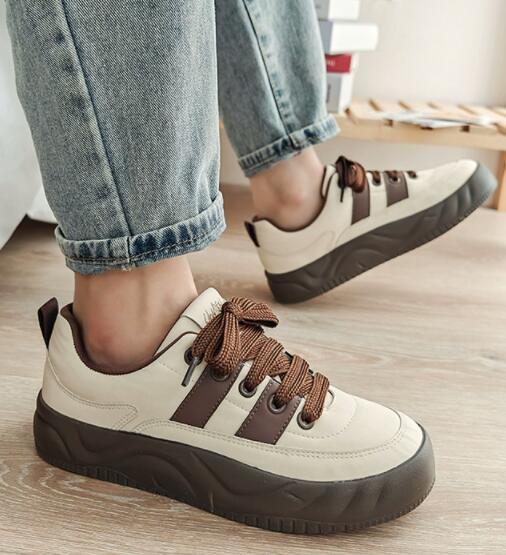 メンズ厚底スニーカー快適ローカット運動靴