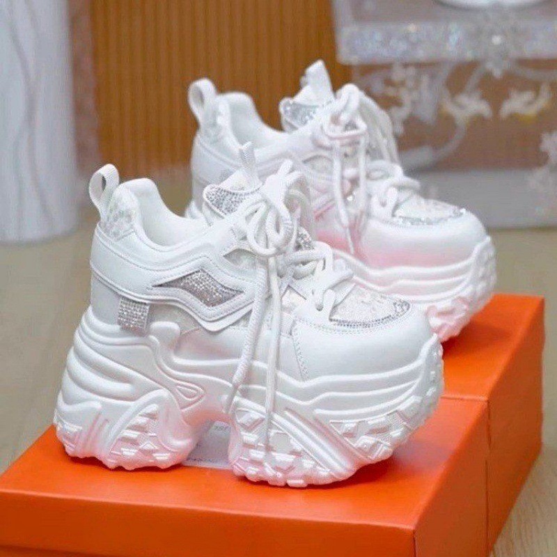 厚底 立体造形ボリューム厚底スニーカー