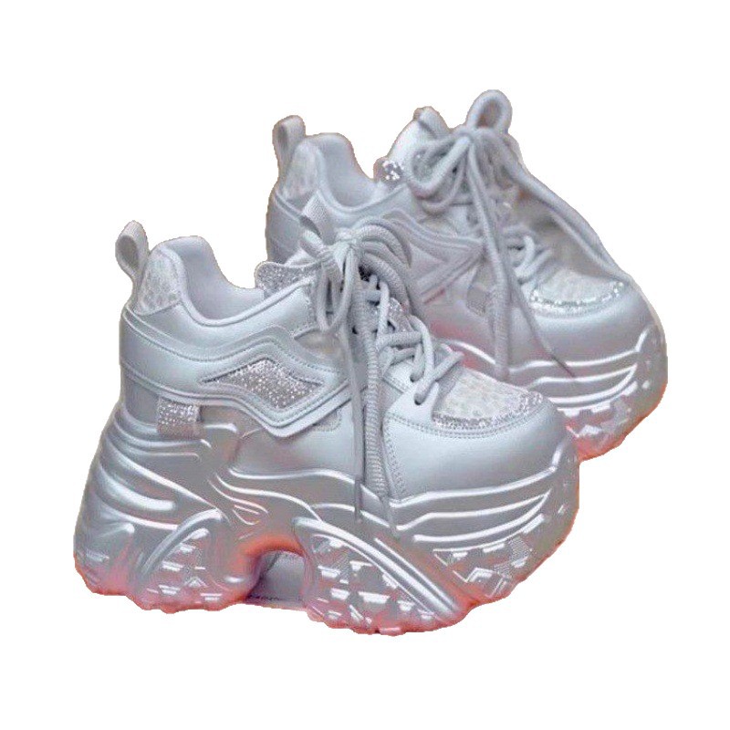 厚底 立体造形ボリューム厚底スニーカー