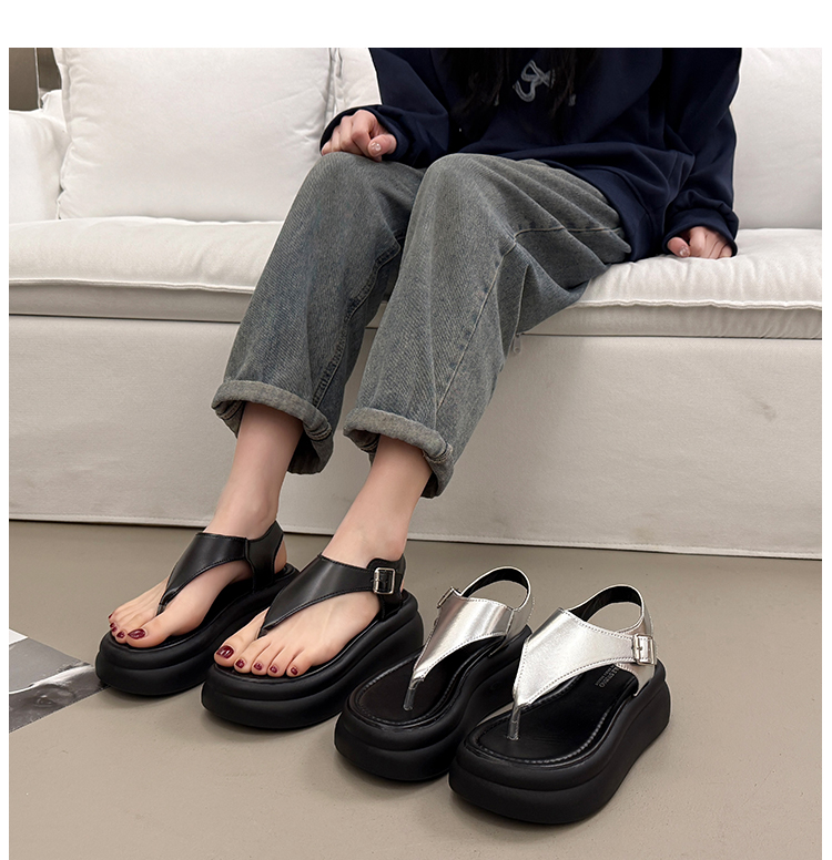 厚底 トングベルト厚底サンダル