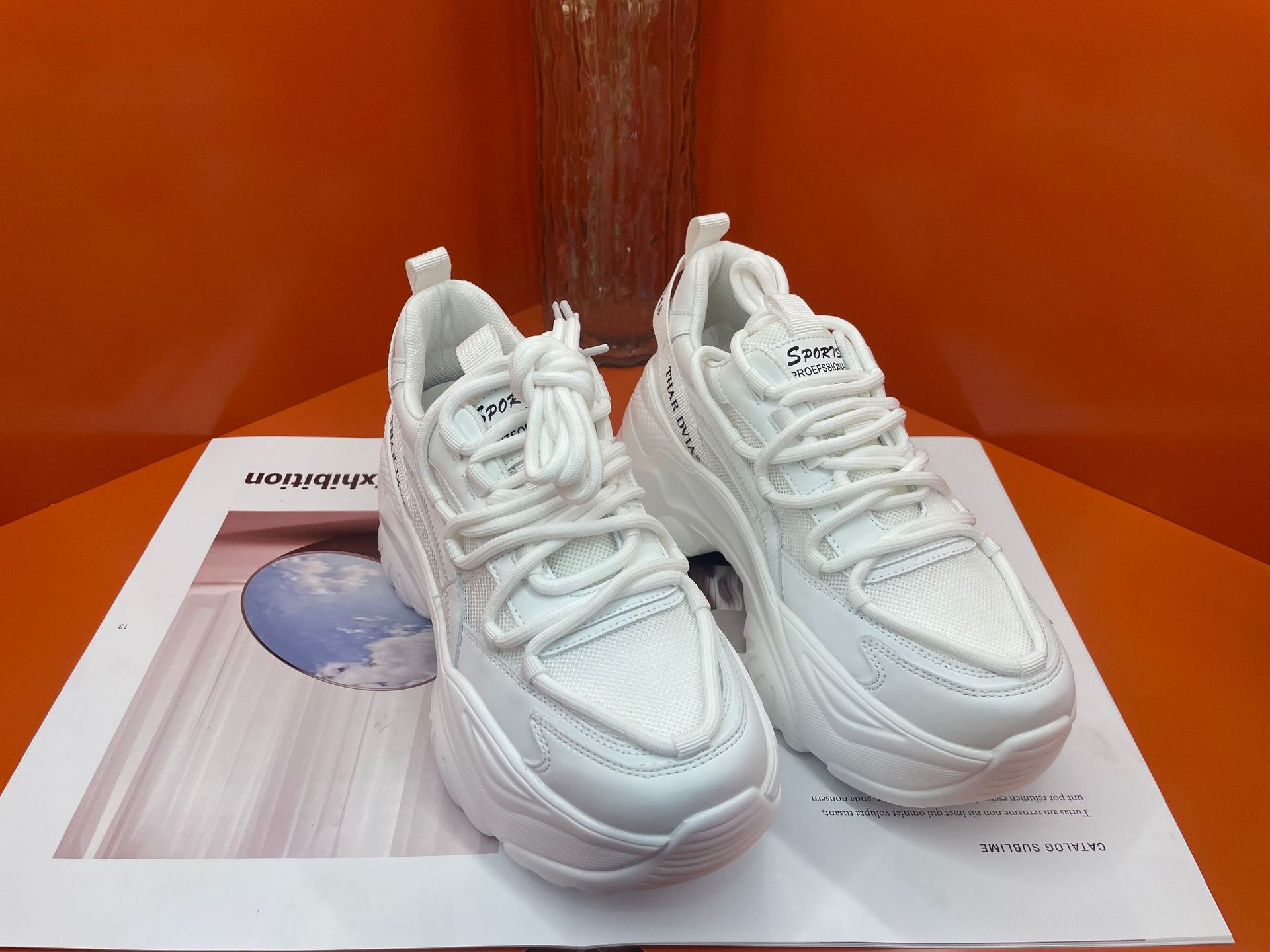 厚底 ボリュームソール厚底スニーカー