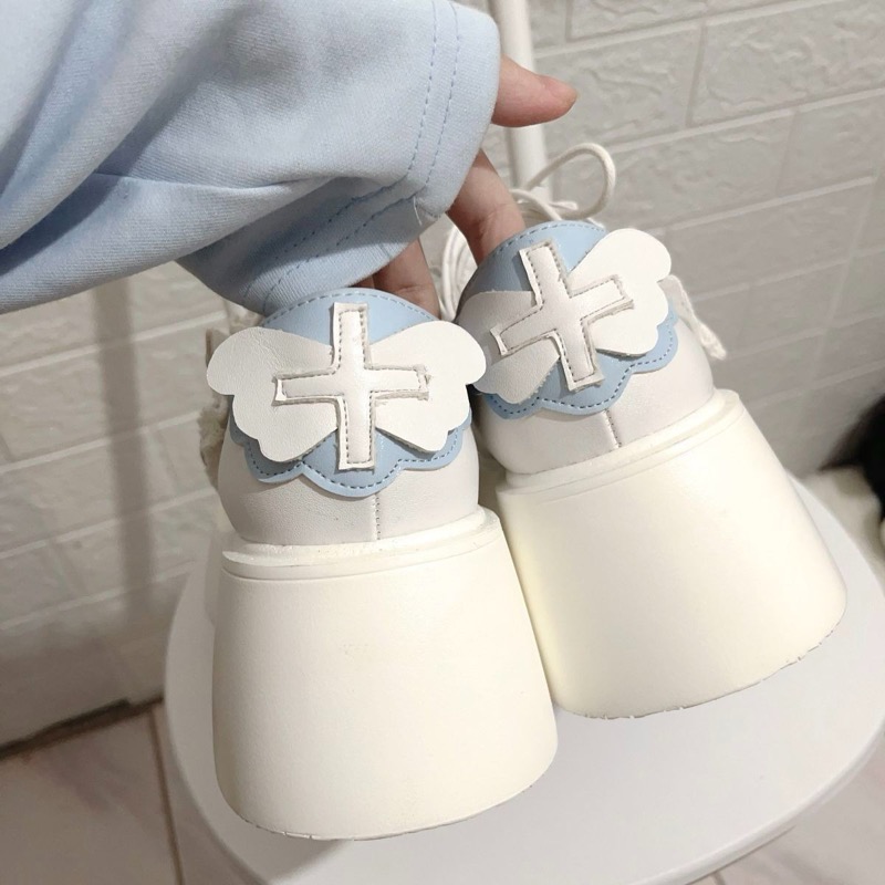 【レース×リボン×厚底】ガーリー系スニーカー｜甘めコーデ×身長盛れ×快適設計