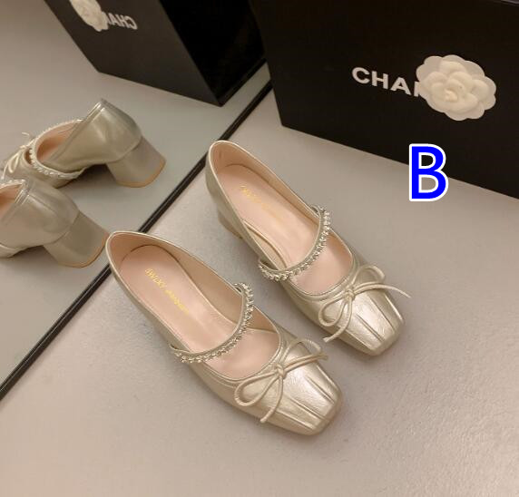 【美脚・脚長】リボン付き厚底パンプス（4cm・ストラップ・合成皮革）