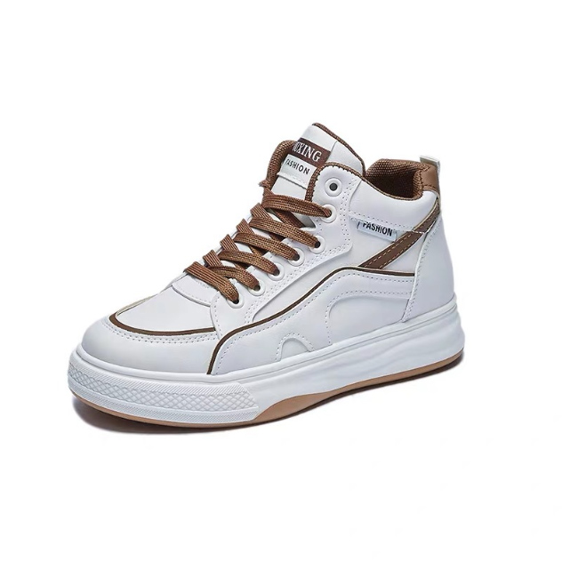 レディース厚底ハイカット運動靴美脚効果抜群