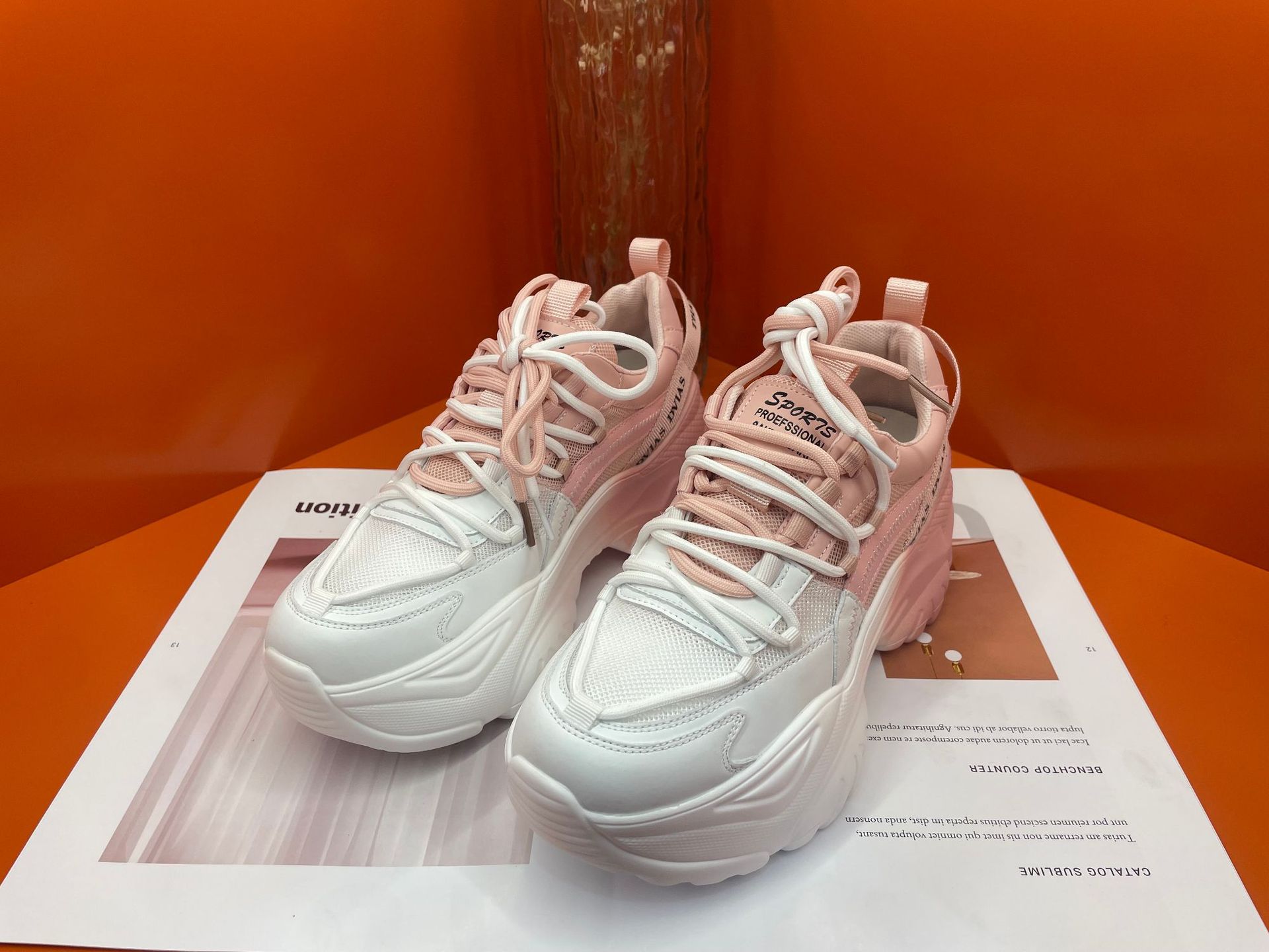 厚底 ボリュームソール厚底スニーカー