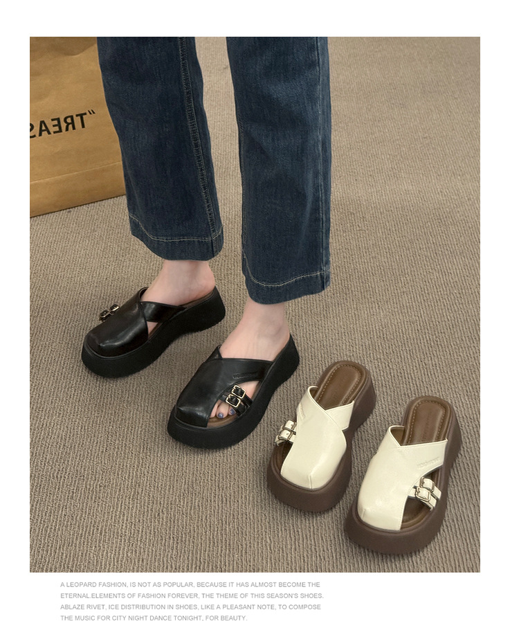 厚底サンダル 軽量 身長上げ効果 通気性抜群 履きやすい