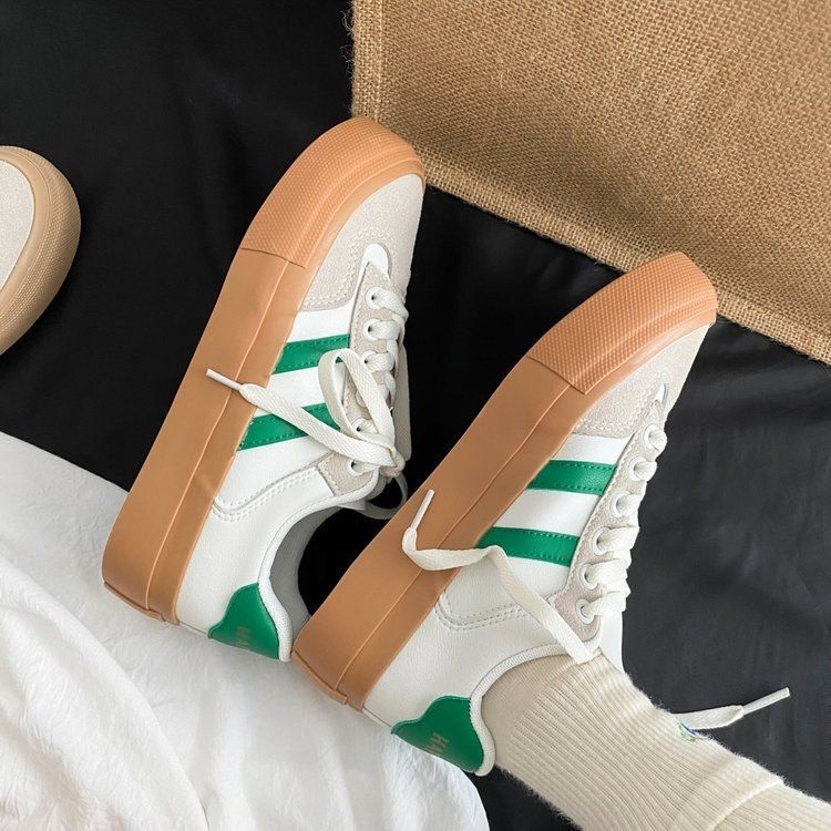 秋冬厚底スニーカー ローカット カジュアル靴