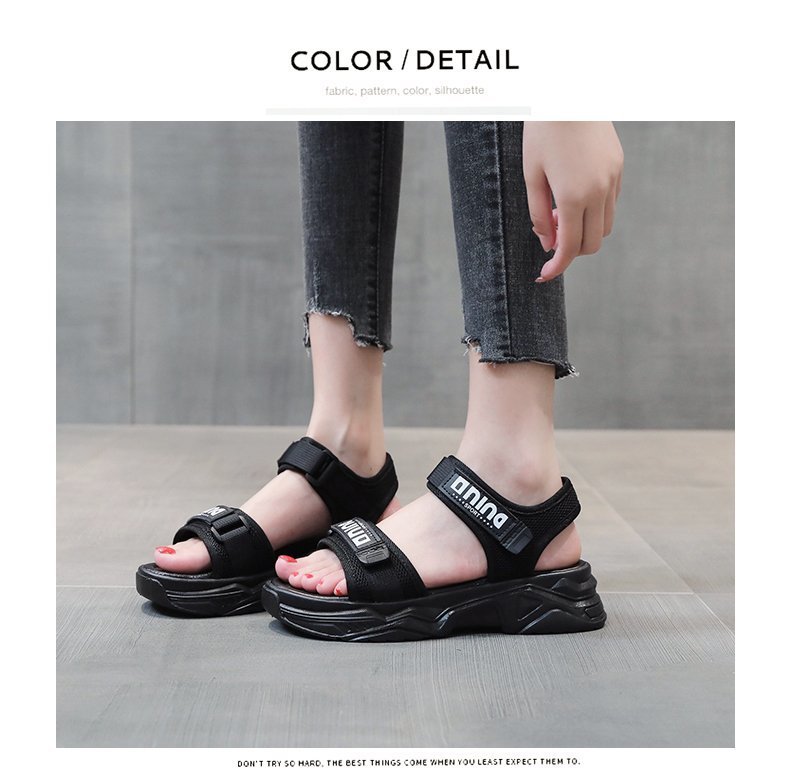 厚底サンダル レディース 軽量 通気性 脚長効果 運動靴