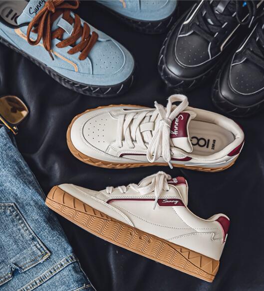 メンズ厚底スポーツシューズ快適ローカット運動靴