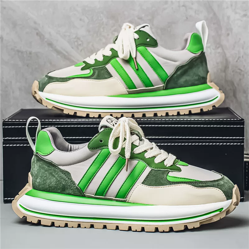 厚底 スニーカー モノトーン厚底ダッドスニーカー ALL BLACK│Jeffrey