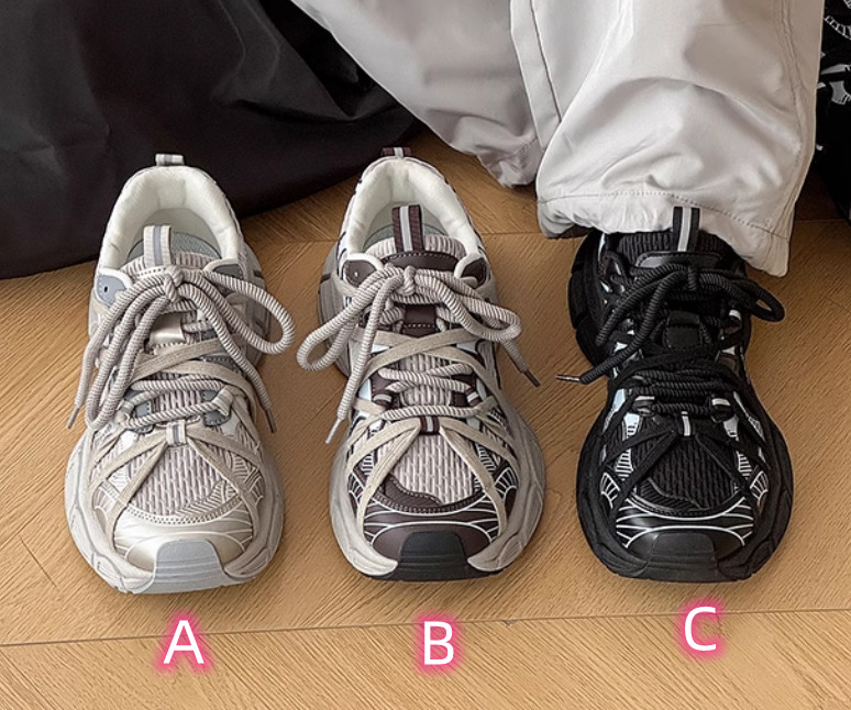 厚底スポーツシューズ メンズ運動靴 ローカット デッキタイプ