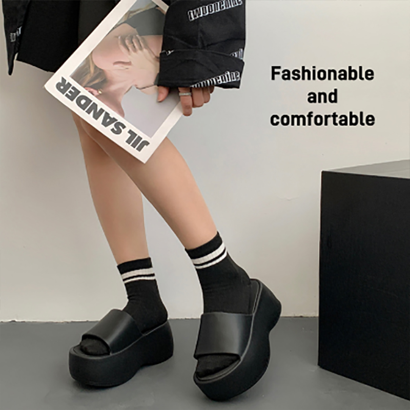 厚底サンダル 軽量 身長アップ 通気性 スタイルアップ