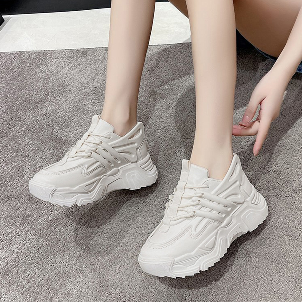 厚底スニーカー レディース 韓国風 ダッド