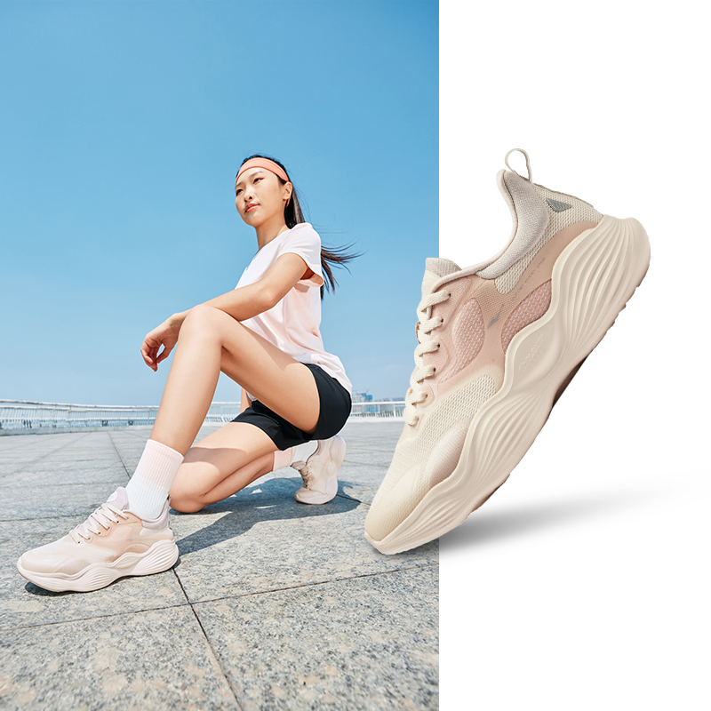 厚底 ふわステップ クッション ランニングシューズ