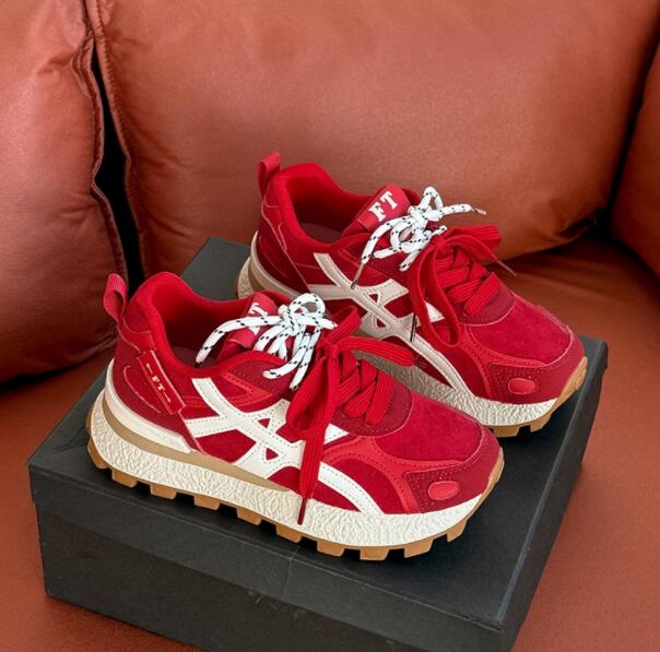 厚底スニーカー レディース 運動靴 秋冬 スポーツシューズ