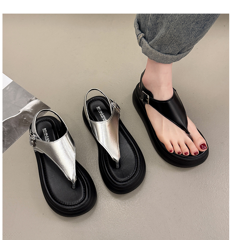 厚底 トングベルト厚底サンダル