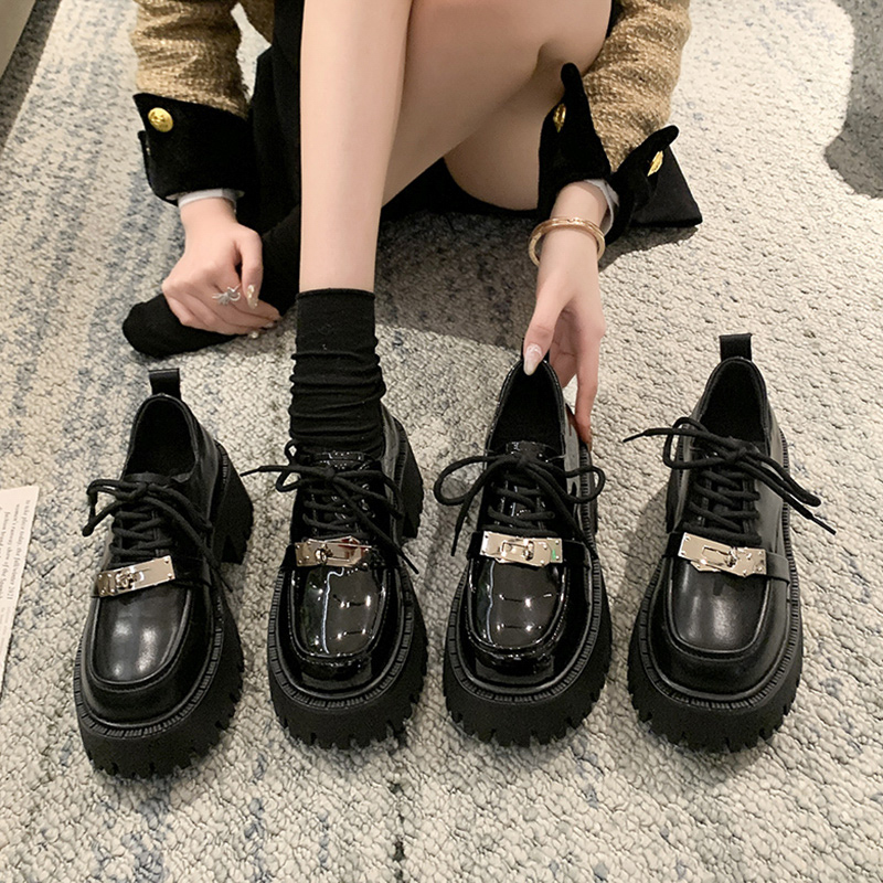 厚底 存在感抜群 厚底ローファー