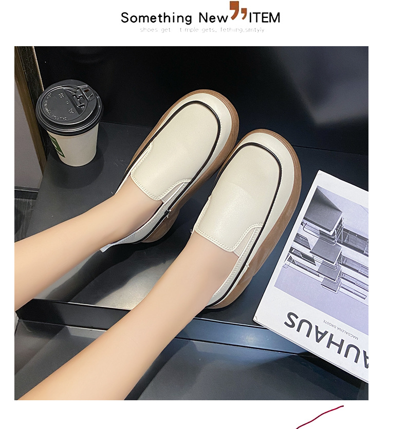 【レトロ配色×美脚スタイルアップ×韓国系】3.5cm厚底スリッポンスニーカー