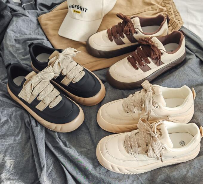 メンズ厚底スニーカー快適ローカット運動靴