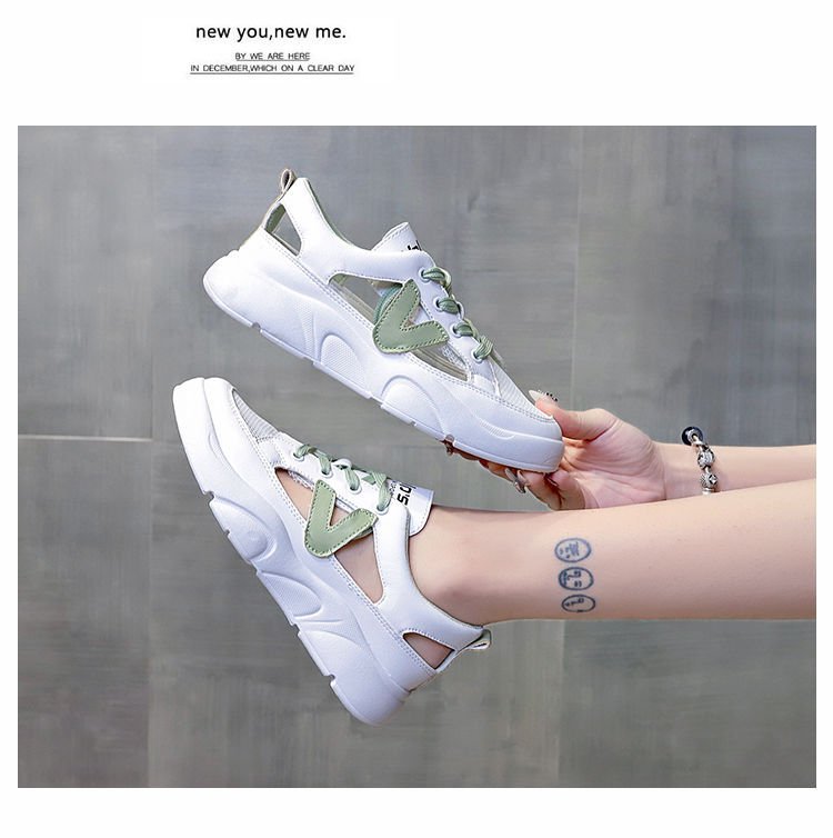 レディース厚底スポーツサンダル紐付き軽量通気性