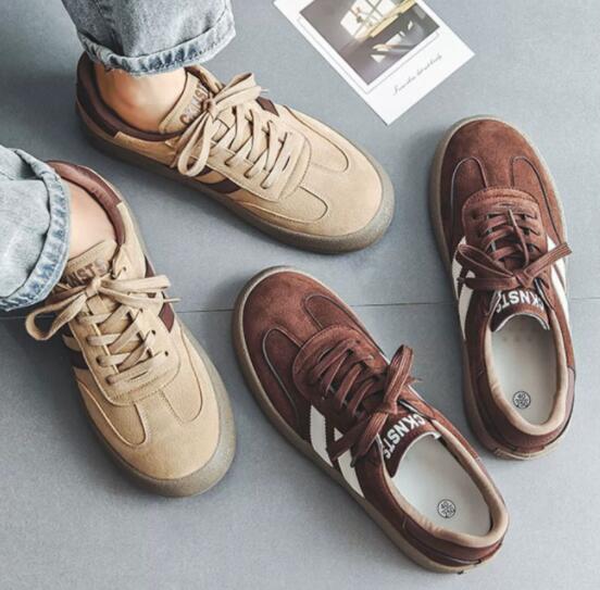 メンズ厚底スニーカー快適ローカット運動靴