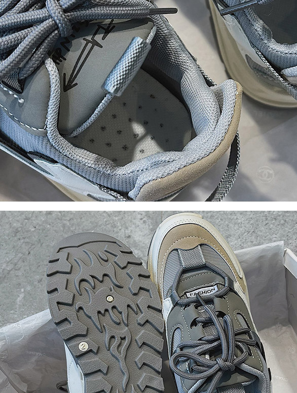 秋冬新作 厚底スニーカー 美脚効果 通気性抜群 カジュアルシューズ