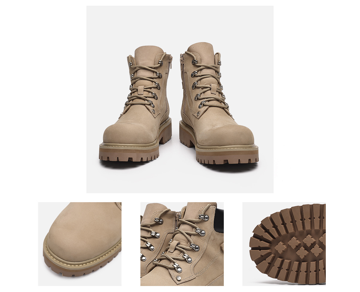 男女兼用ハイカット厚底ブーツ アウトドア対応 全2色