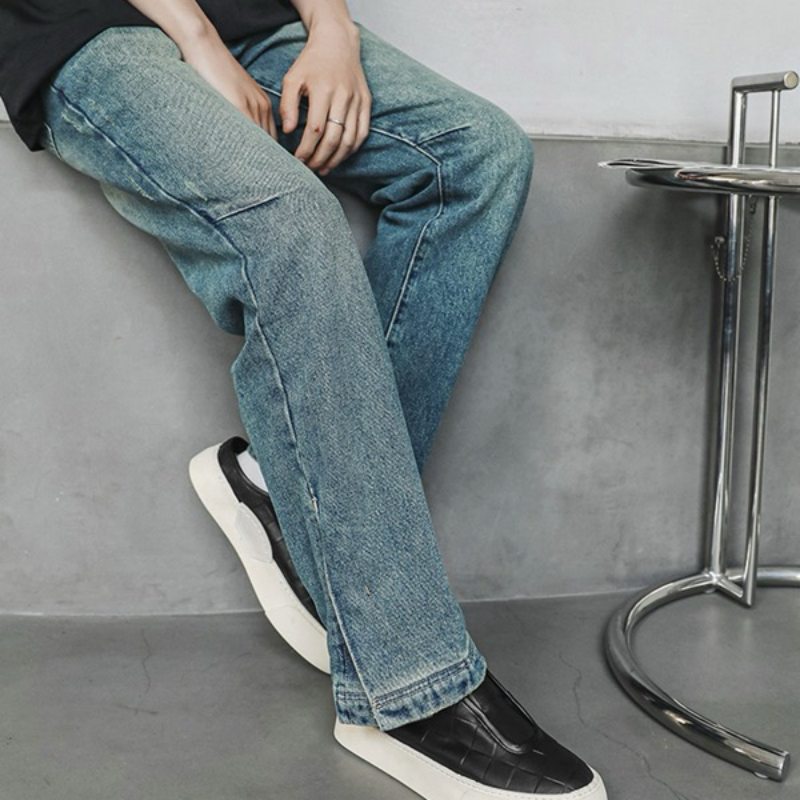 厚底スニーカー 合成革スリッポン 男性用靴