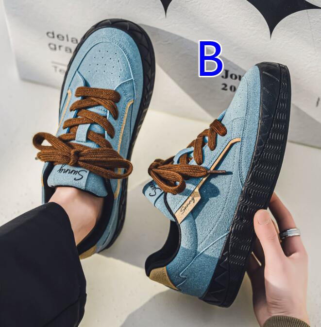 メンズ厚底スポーツシューズ快適ローカット運動靴