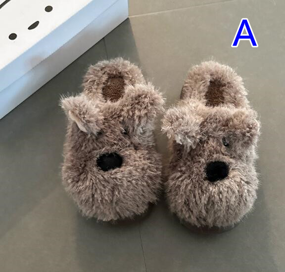 【ふわもこ癒し】動物デザイン厚底ルームシューズ（4cm・秋冬）