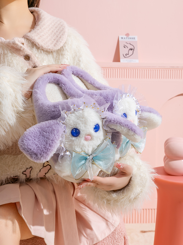 厚底 もふもふうさぎ姫の夢見厚底スリッパ