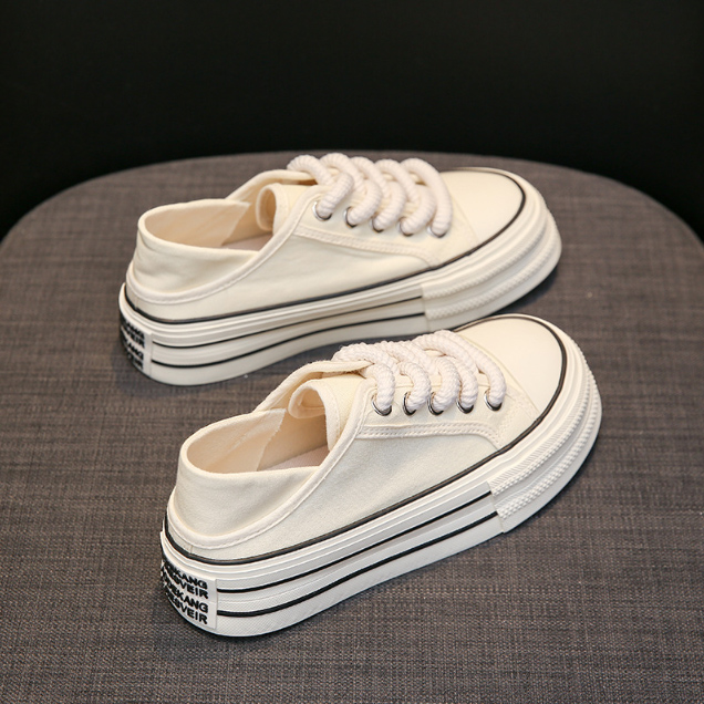 厚底スニーカー ローカット 白 黒 美脚 カジュアル シンプル