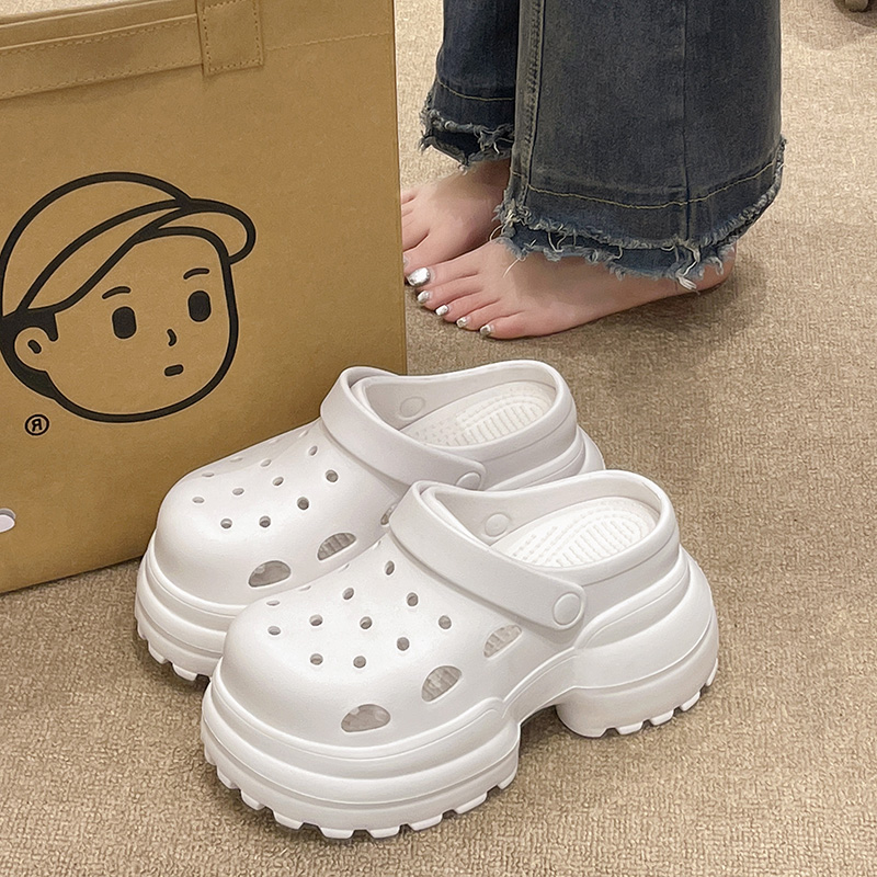 厚底商品 ふわふわ厚底クロッグサンダル