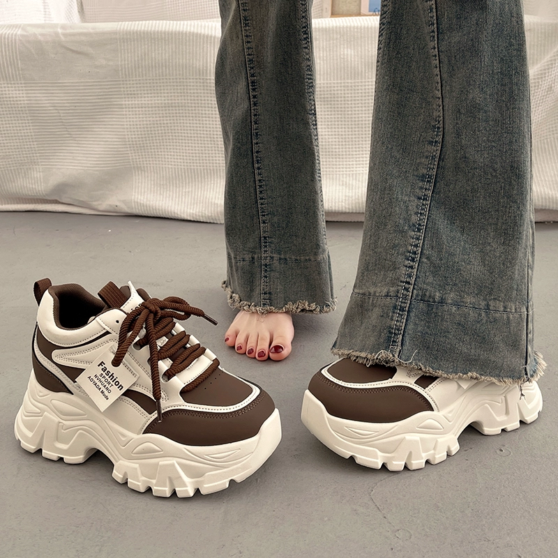 ボリューム感抜群厚底プラットフォームシューズ スニーカー|厚底専門