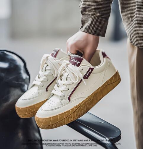 メンズ厚底スポーツシューズ快適ローカット運動靴