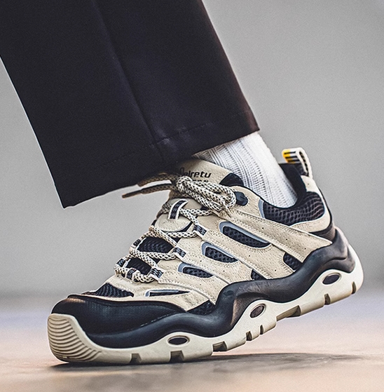 厚底スポーツシューズ メンズ運動靴 ローカット