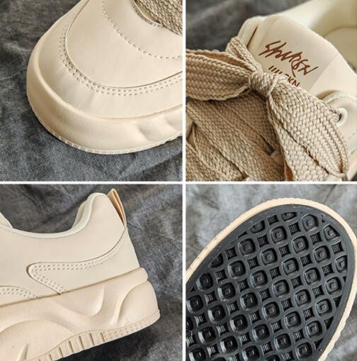 メンズ厚底スニーカー快適ローカット運動靴