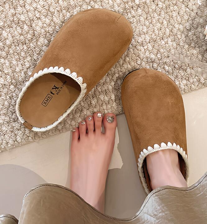 【美脚シンプル】厚底ミュールサンダル（5cm・おしゃれつっかけ）