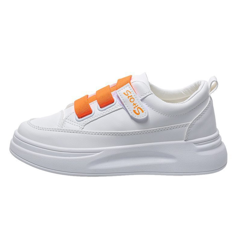 春夏新作 厚底スニーカー マジックテープ 美脚効果 カジュアル