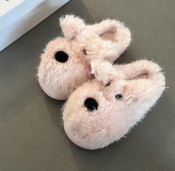 【ふわもこ癒し】動物デザイン厚底ルームシューズ（4cm・秋冬）