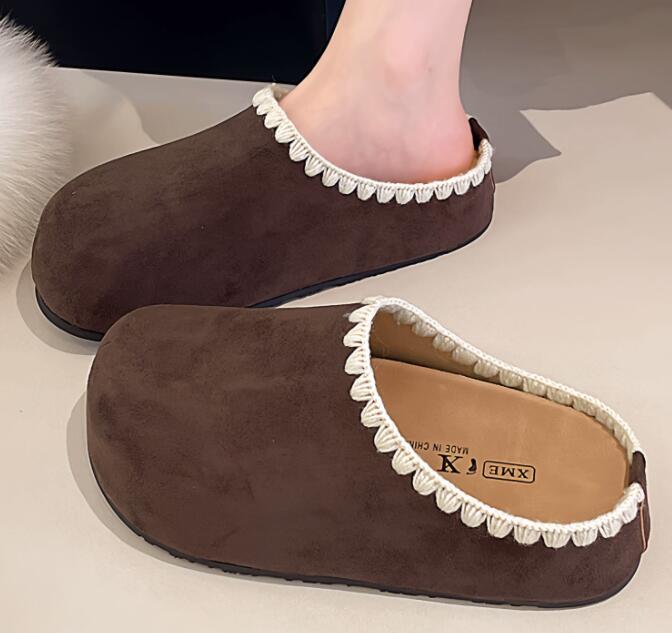 【美脚シンプル】厚底ミュールサンダル（5cm・おしゃれつっかけ）