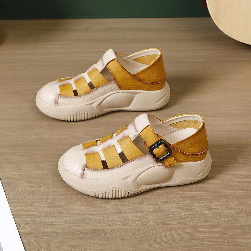 【スポーツデザイン×6cm美脚スタイルアップ×韓国系】6.0cm厚底スポーツサンダル