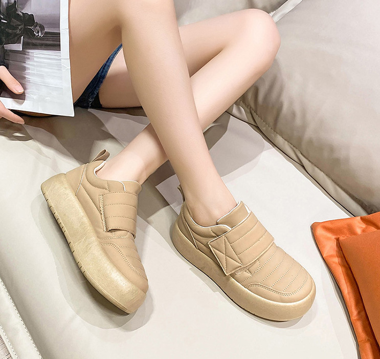 【シンプルデザイン×美脚スタイルアップ×韓国系】4.0cm厚底スニーカー